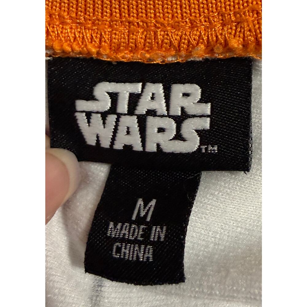STARS WARS BB-8 Track Jacket Men's Med Disney ThinkGeek White Full Zip - Picture 5 of 8